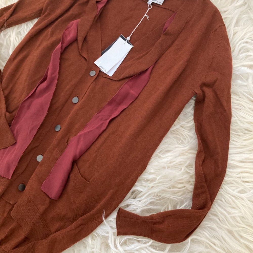 3.1 PHILLIP LIM Merino Wool V-Neck Sweater - Picture 5 of 12